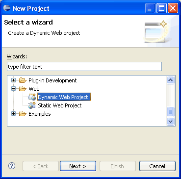Dynamic Web Project in Eclipse