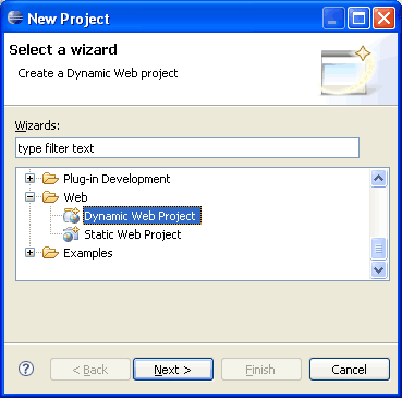 dynamic web project eclipse