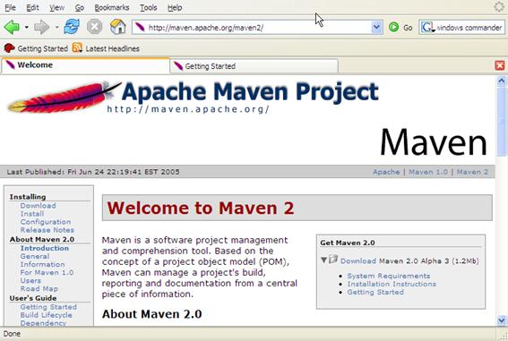 maven-documentation-screen