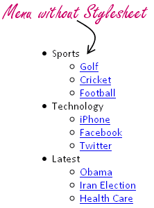 html-menu-list