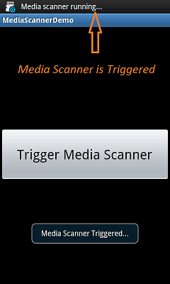 android media-scanner-app