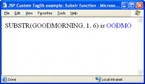 Tutorial: Create JSP custom tag library