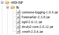 struts2-webinf-jars
