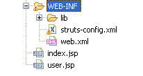 struts-displaytag-web-xml-jsp