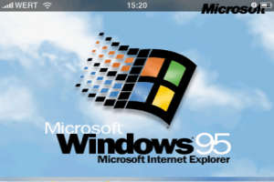 Windows 95 on iPhone 3G!!