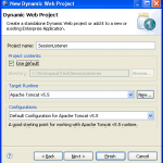 JSP Servlet Session Listener tutorial example in Eclipse & Tomcat