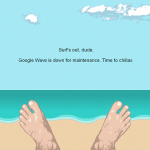 Google Wave has its own Fail Whale