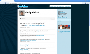 Following @viralpatelnet