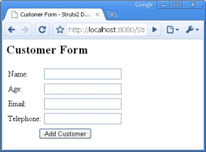 struts2-customer-form