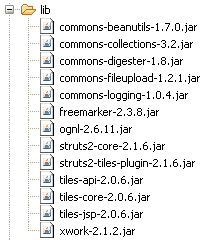 struts2-tiles-jar-files