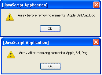 javascript-array-remove-element