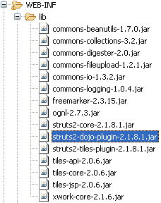 struts2-ajax-jar-files