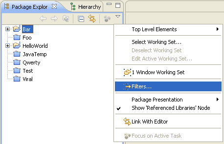 eclipse-project-explorer-filter