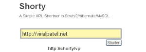 Writing a URL Shortner in Java Struts2 & Hibernate
