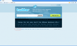 Did Twitter Forget to Update its Copyright Year?