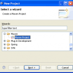 Creating Dynamic Web Project using Maven in Eclipse