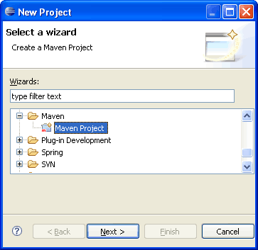 eclipse-maven-new-project