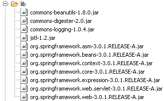 spring-mvc-multi-row-jar-files