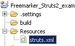 Struts2 + FreeMarker Tempalte (FTL) Integration example