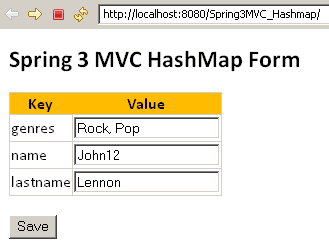 spring-hashmap-form-demo-contact