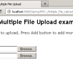Spring MVC Multiple File Upload example