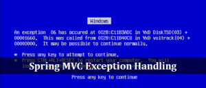 Spring MVC Exception Handling using @ControllerAdvice annotation