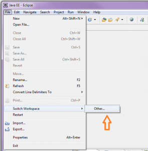 eclipse current workspace path