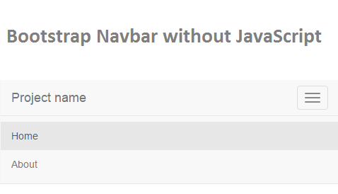 bootstrap-navbar-menu-without-javascript