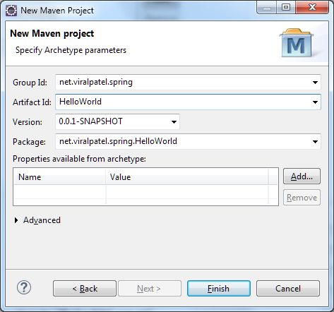 eclipse-new-maven-project-group-artifact-id