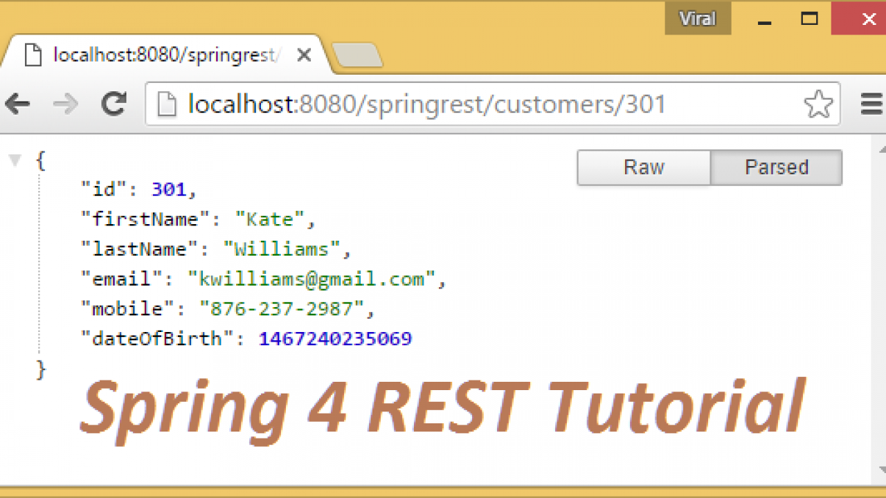 Spring Mvc Chart Example