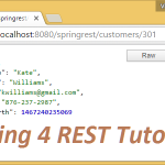 Spring 4 MVC REST Controller Example (JSON CRUD Tutorial)