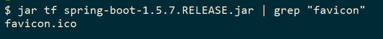 spring boot jar contains favicon