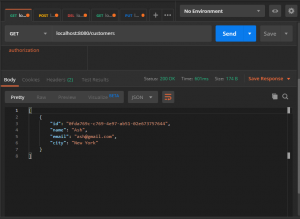 postman list customers api dynamodb webflux