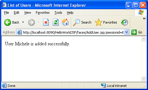 add-user-success-jsf-project-eclipse