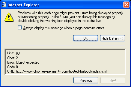 chrome-experiment-ie-error