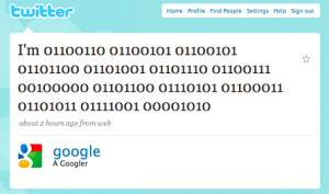 Google starts twitting: Says I’m feeling lucky