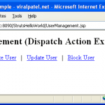 Struts DispatchAction Tutorial with Example in Eclipse.
