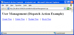 Struts DispatchAction Tutorial with Example in Eclipse.
