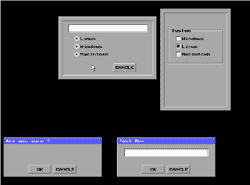 TAJ OS Screen Shot: Graphical User Interface of TAJ OS